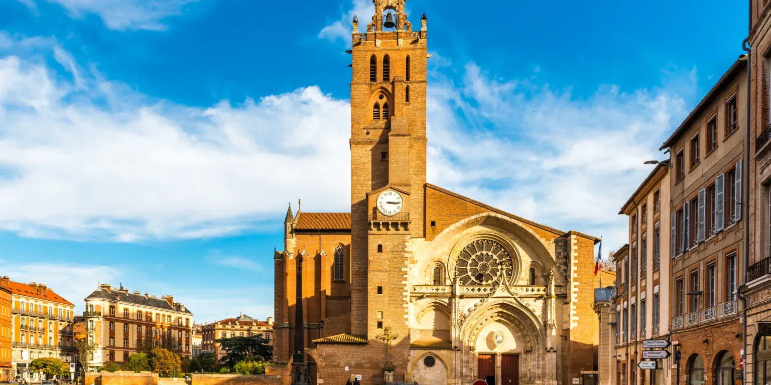 Cathédrale Saint-Étienne à Toulouse en Midi-Pyrénées, Occitanie en France